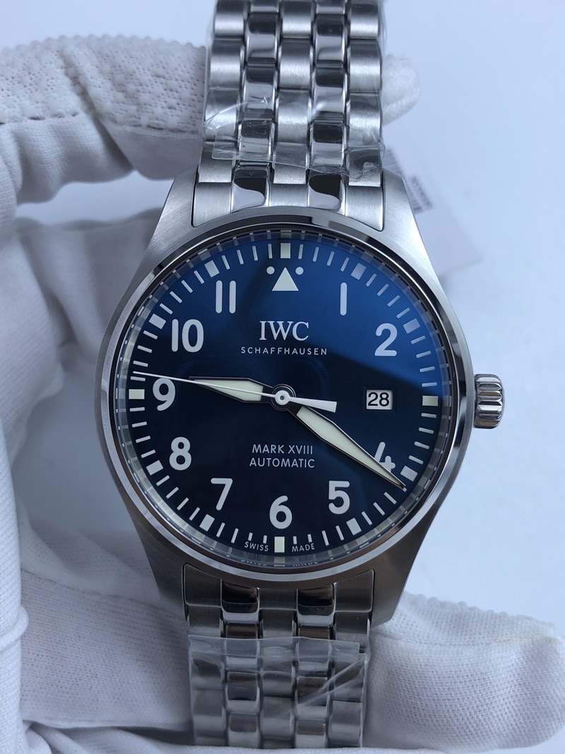 IWC 파일럿 마크18 청판 실버 HQ버전