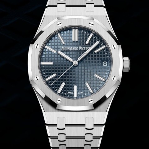 레플리카 오데마피게 로얄오크 청판 스틸 15510 Audemars Piguet ROYAL OAK blue 15510